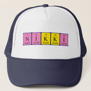 Nikki periodic table name hat