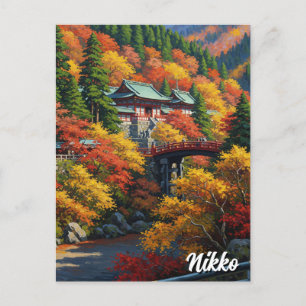 Nikko Japan Travel Postcard