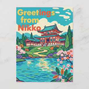 Nikko Magnet Postcard