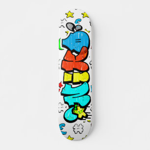 Niko Graffiti Custom Personalised Skateboard
