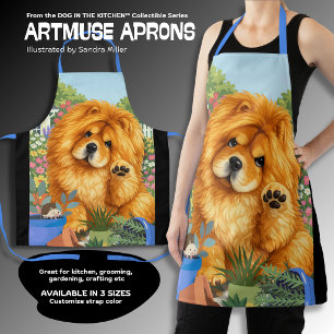 NIKO the Chow All-Over Print Apron