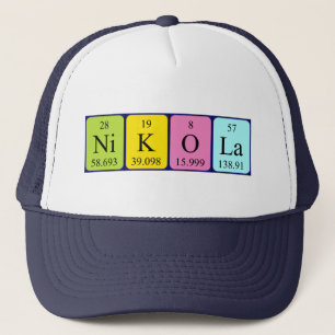Nikola periodic table name hat
