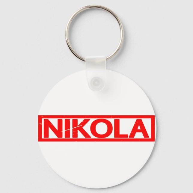 Nikola Stamp Key Ring (Front)
