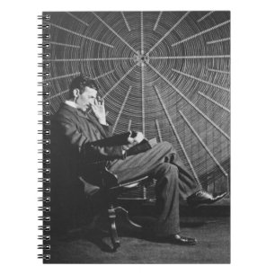 Nikola Tesla,1896 Spiral Notebook