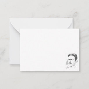 Nikola Tesla Drawing Blank All Occasion Card