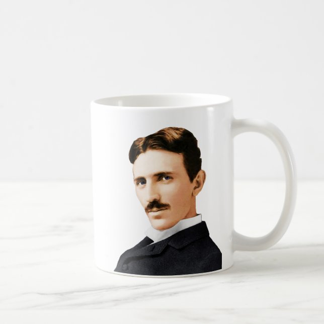 Nikola Tesla Electrical Genius Coffee Mug (Right)