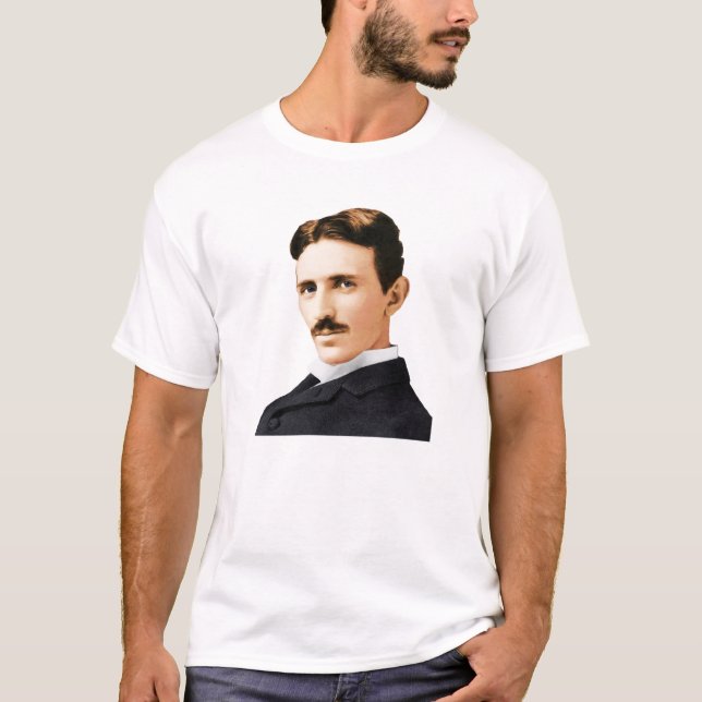 Nikola Tesla Electrical Genius T-Shirt (Front)