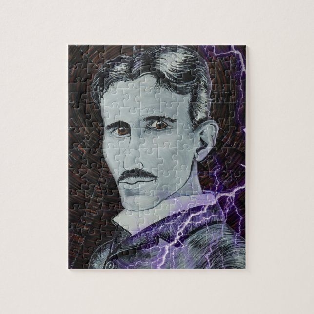 Nikola Tesla Jigsaw Puzzle (Vertical)