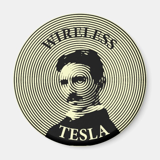 Nikola Tesla Magnet (Front)