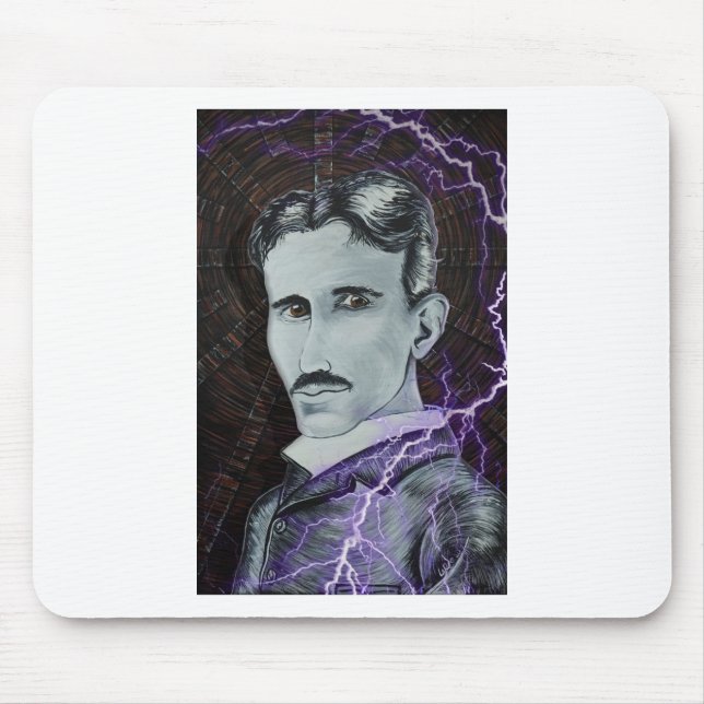 Nikola Tesla Mouse Pad (Front)
