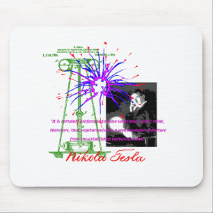 Nikola Tesla Mouse Pad