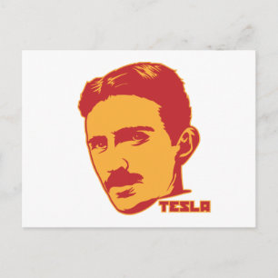 Nikola Tesla Portrait Postcard