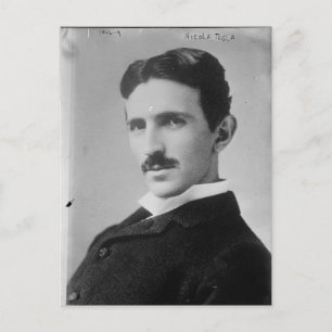 Nikola Tesla Portrait Postcard