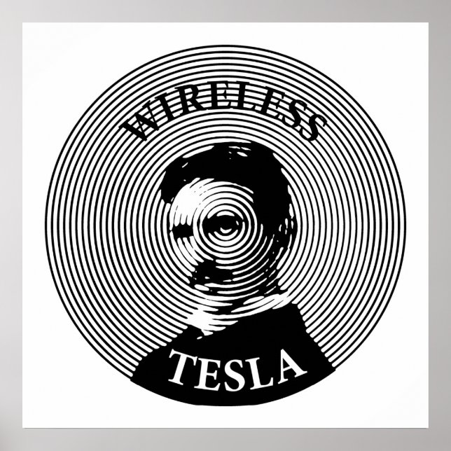 Nikola Tesla Poster (Front)