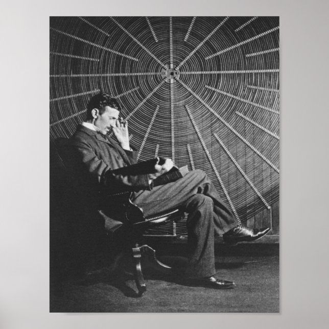 Nikola Tesla Poster (Front)