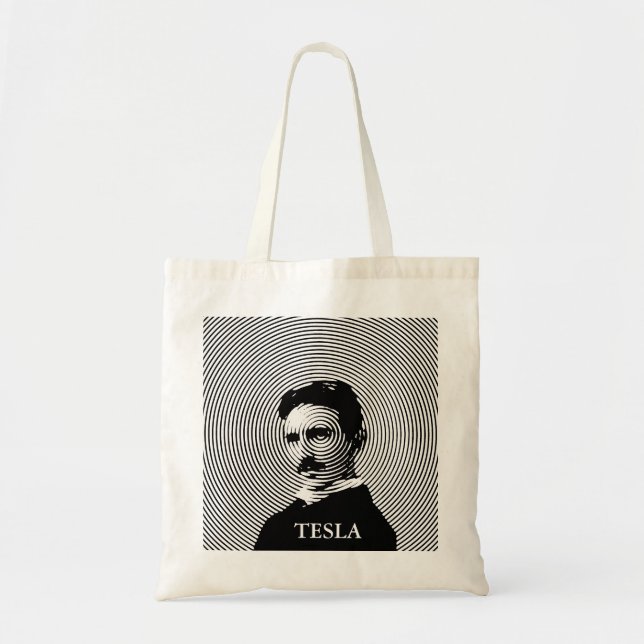 Nikola Tesla Tote Bag (Front)
