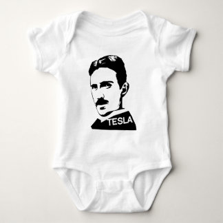 Nikola Tesla Vintage T-Shirt Baby Bodysuit