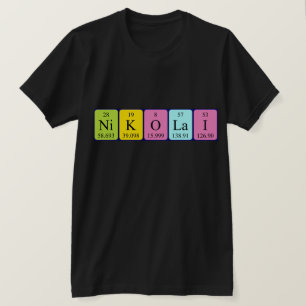 Nikolai periodic table name shirt