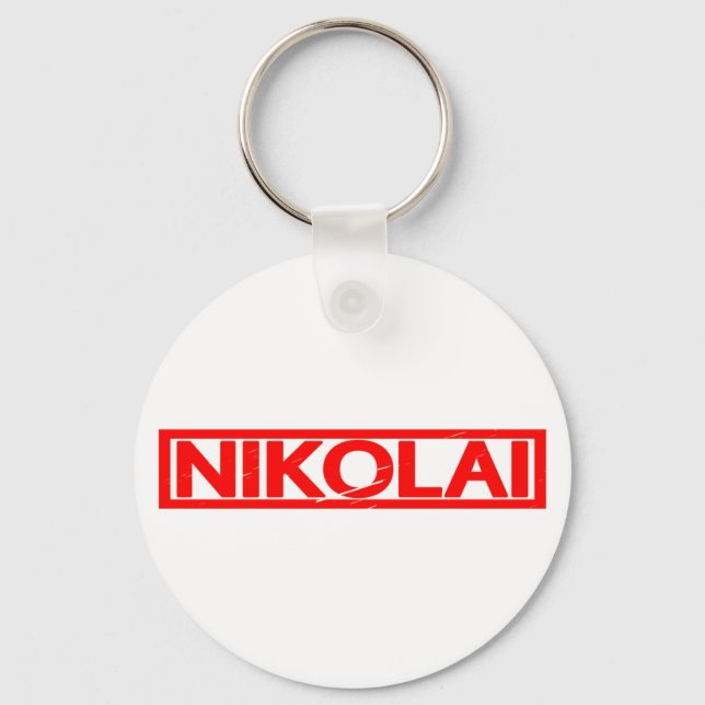 Nikolai Stamp Key Ring (Front)