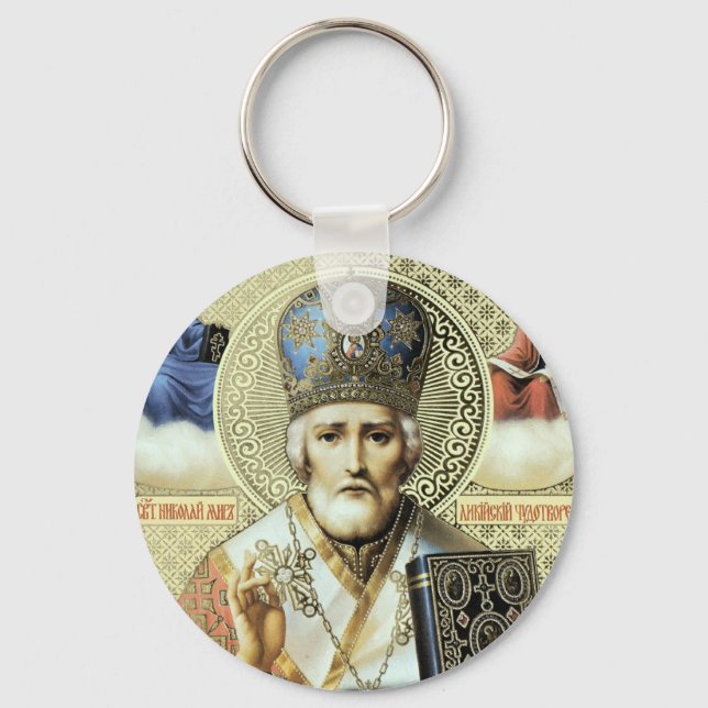 Nikolaos of Myra Key Ring (Front)
