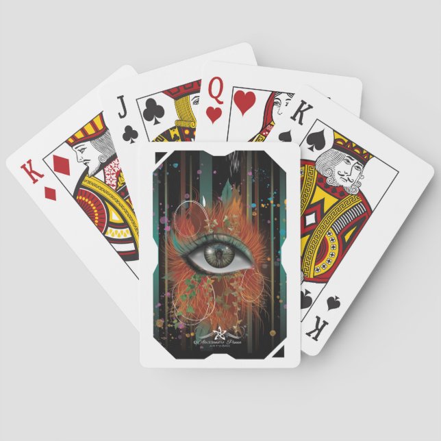Nikole's Eye Playing Cards (Back)