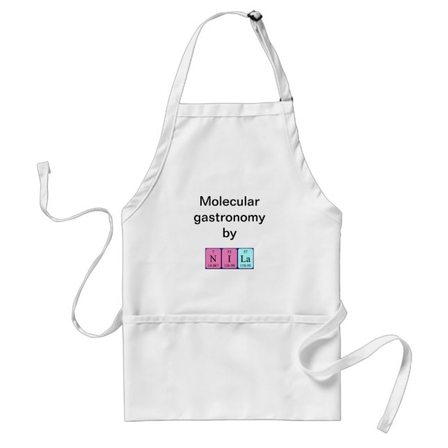 Nila periodic table name apron (Front)