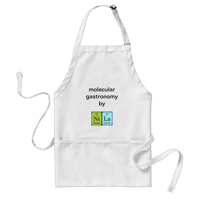 Nila periodic table name apron (Front)