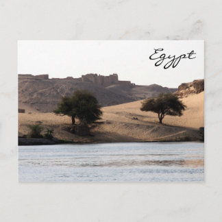 nile banks postcard