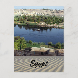 nile river egypt postcard