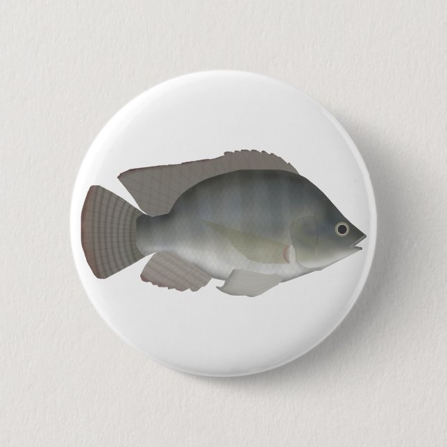 Nile Tilapia Button (Front)