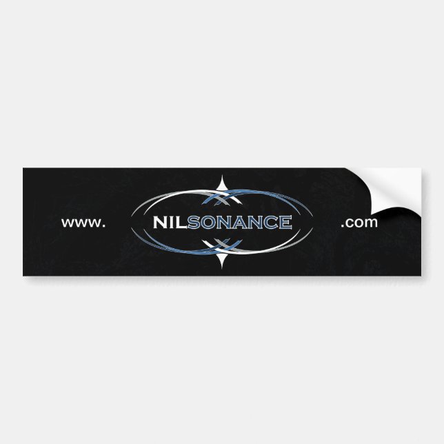 nilsonance logo bumper sticker (Front)