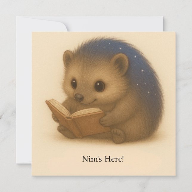 Nim Reads Customisable Comfort Series Card (Front)