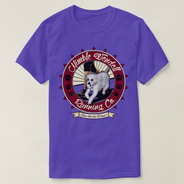 Nimble Wendell Running Co T-Shirt (Design Front)