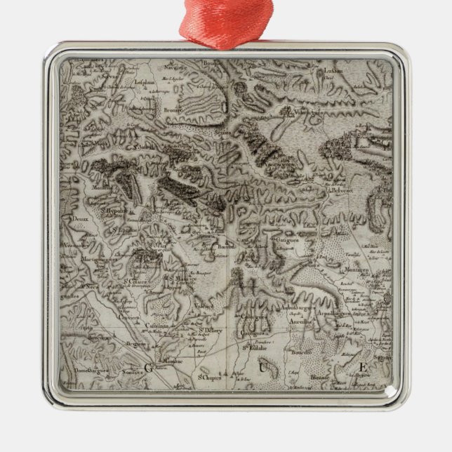 Nimes Metal Tree Decoration (Front)