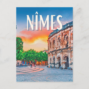 Nîmes Photo Vintage Postcard