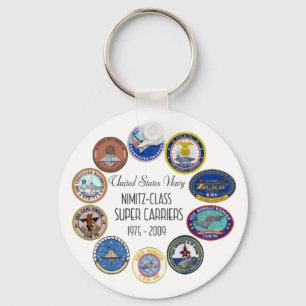 NIMITZ CLASS AIRCRAFT CARRIER KEYCHAIN