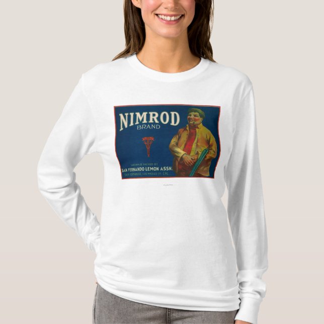 Nimrod Lemon LabelSan Fernando, CA T-Shirt (Front)