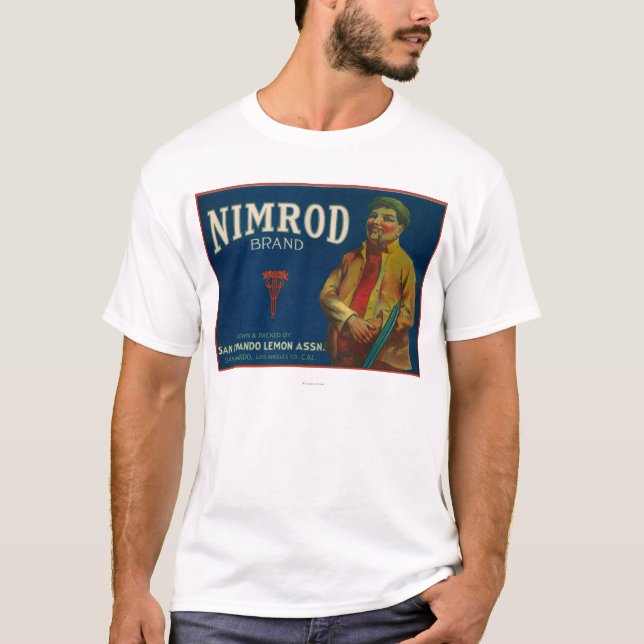 Nimrod Lemon LabelSan Fernando, CA T-Shirt (Front)