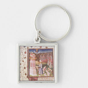 Nimrod Overseeing the Building of Tower of Key Ring