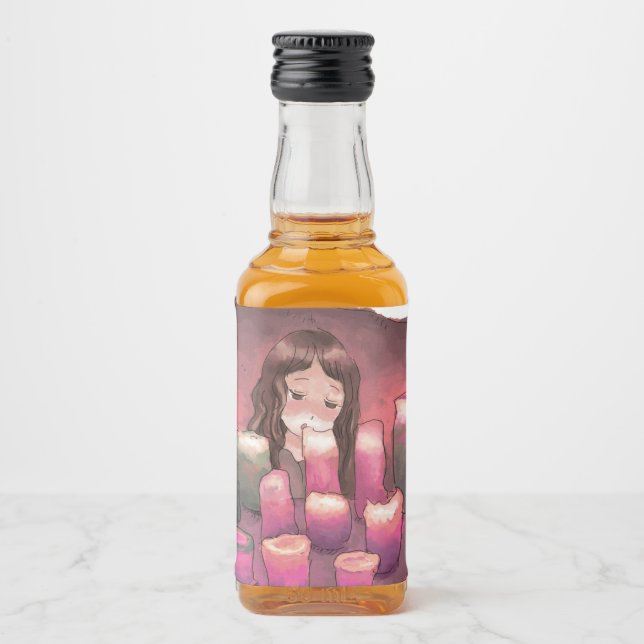 Nina Saku Liquor Bottle Label (Front)