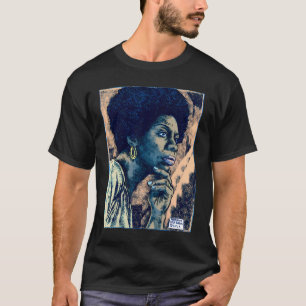 Nina Simone, by Maximiliano Lopez Barrios T-Shirt