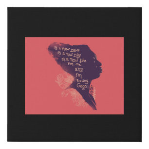 Nina Simone Faux Canvas Print
