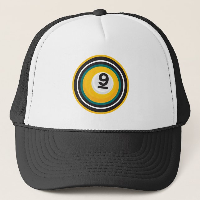 Nine-ball Trucker Hat (Front)