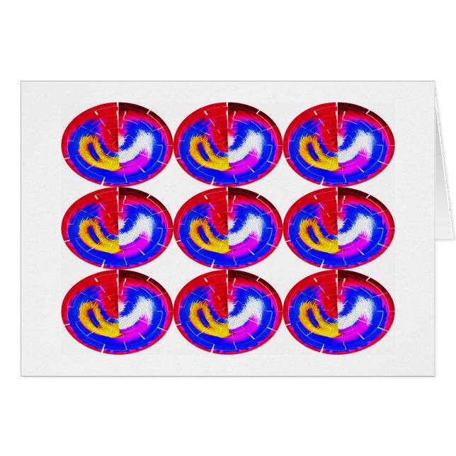 Nine flying saucers (Front Horizontal)