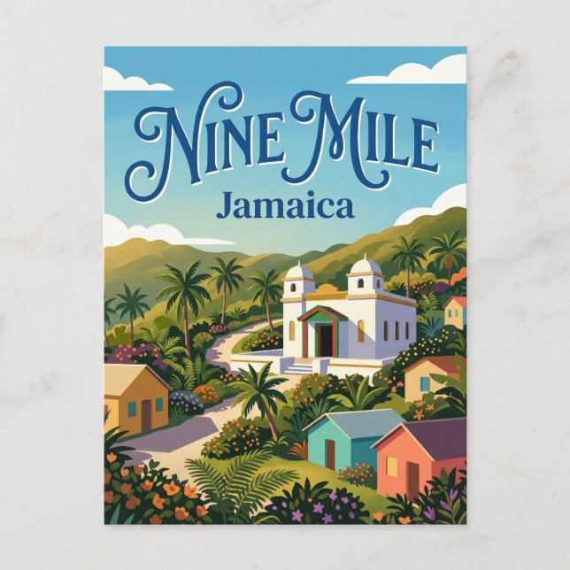 Nine Mile Jamaica Postcard (Front)