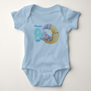 Nine months baby bodysuit
