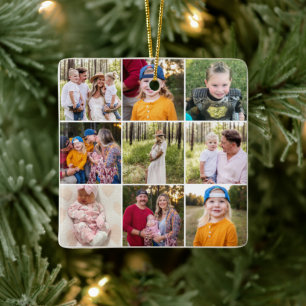 Nine Photo We Love You Mum Christmas Ceramic Ceram Ornament