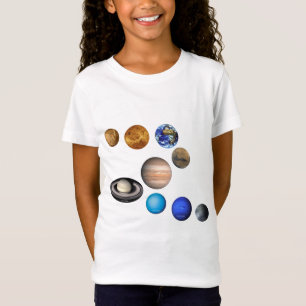 Nine planets in the solar system. Mercury,Venus, T-Shirt