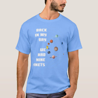 Nine Planets Outer Space Science Astronomer Premiu T-Shirt