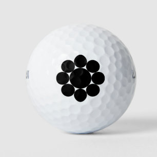 Nine stars golf balls